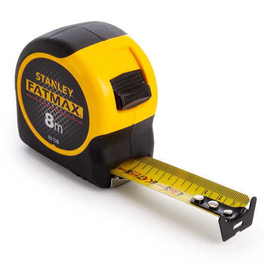 Stanley 0-33-728 FatMax Metric Tape Measure with Blade Armor 8m