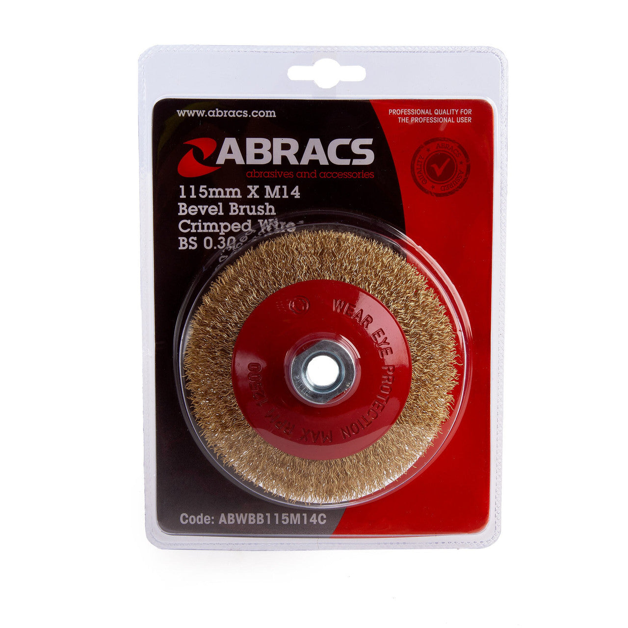 Abracs ABWBB115M14C Crimped Wire Bevel Brush