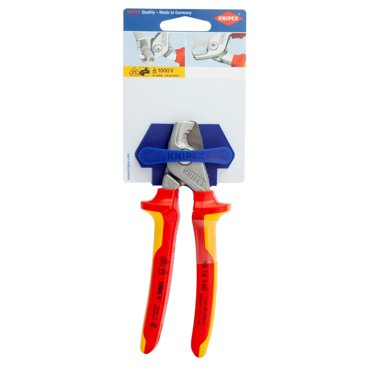 Knipex 9516160SB StepCut Cable Shears VDE 1000V 160mm