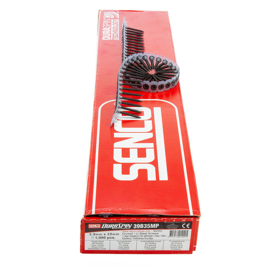 Senco 39B35MP DuraSpin Drywall to Light Steel Collated Screws 3.9mm x 35mm (1000 in Box)