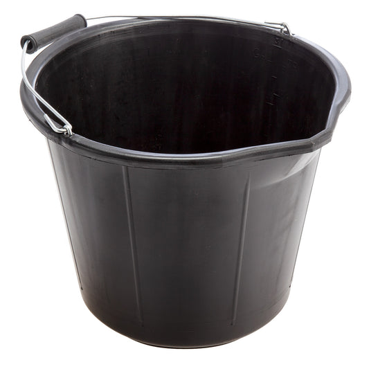 Lynwood BU201 Black Builders Bucket (15 Litres)