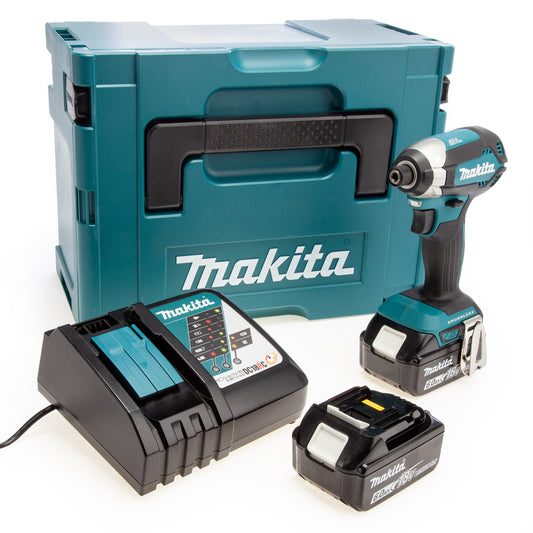 Makita DTD153RGJ 18V LXT Brushless Impact Driver (2 x 6.0Ah Batteries) in MakPac Case