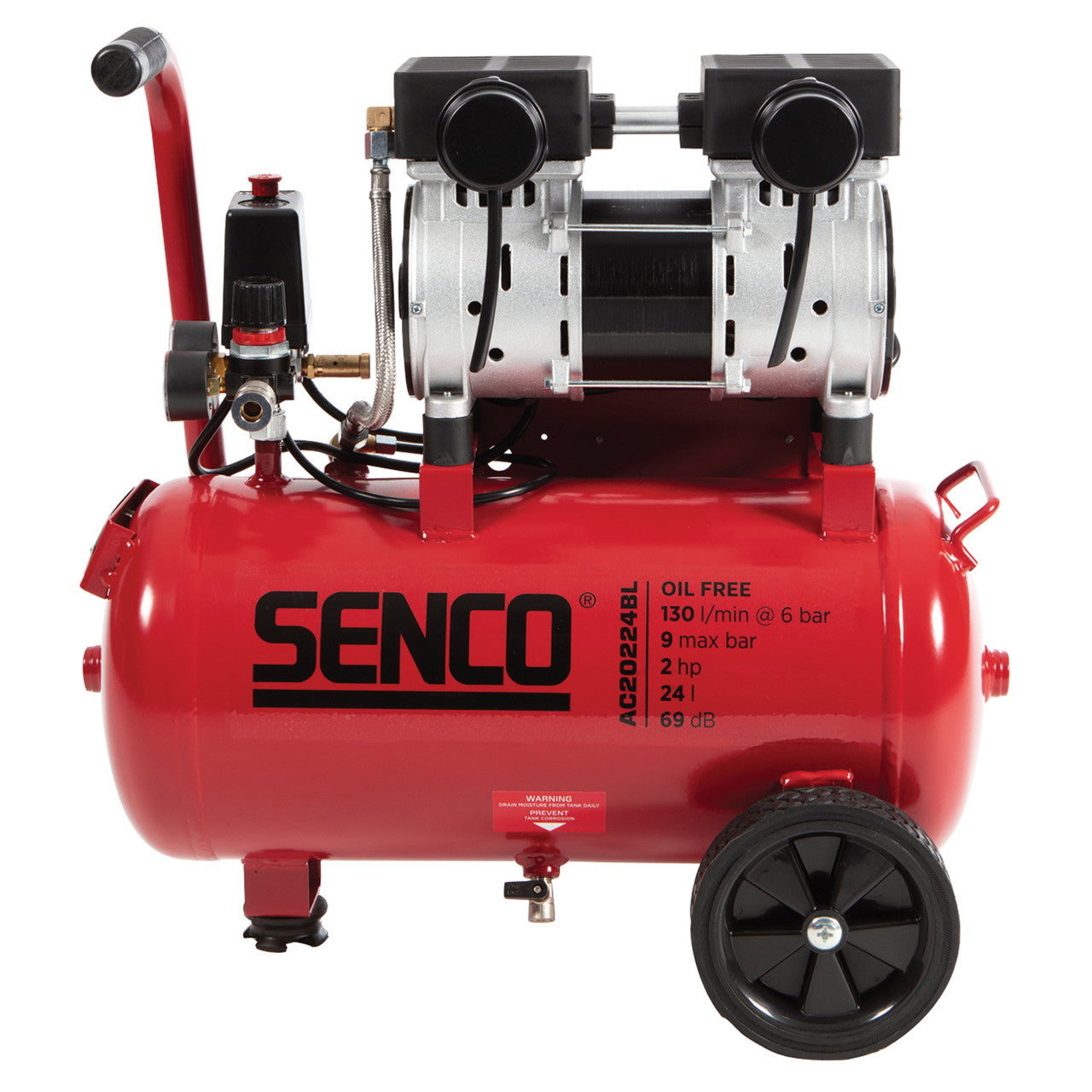 Senco AC20224BL Low Noise Compressor 24L (110V)