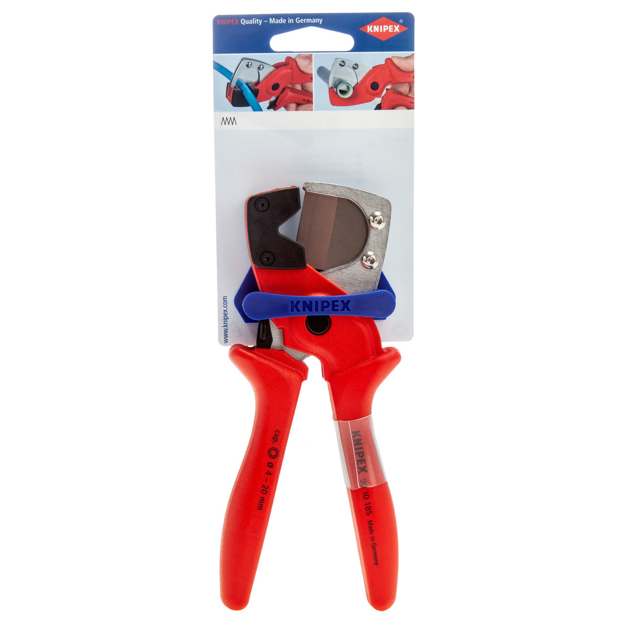 Knipex 9010185SB Pipe Cutter for Multilayer and Pneumatic Hoses 185mm