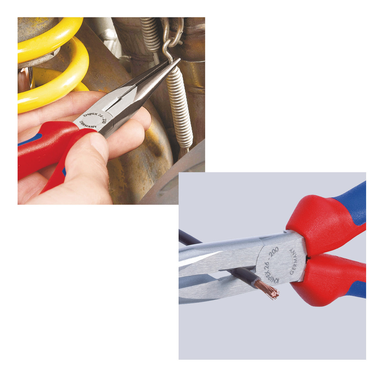 Knipex 2615200 Snipe Nose Side Cutting Pliers 200mm