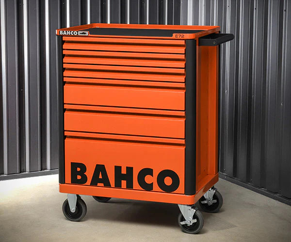 Bahco BAH1472K6 E72 Storage Tool Trolley with 6-Drawers Orange