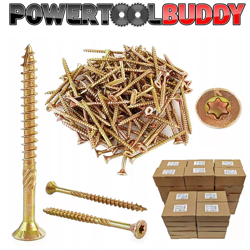 TORX Wood Screws Low Torque CSK Chipboard  Starter  Trade Bulk Industrial