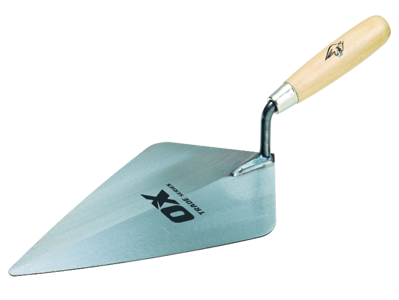 OX Tools Trade Brick Trowel, Pointing, Gauging, Bucket - Wooden Handle