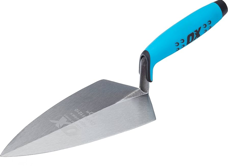 OX Tools Pro Forged Brick Trowels, Pointing, Gauging, Bucket Soft Grip Handle