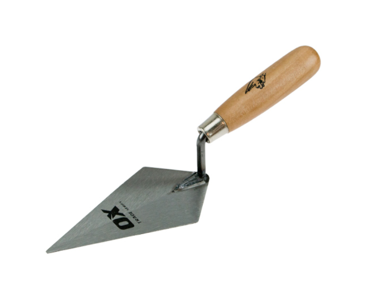 OX Tools Trade Brick Trowel, Pointing, Gauging, Bucket - Wooden Handle