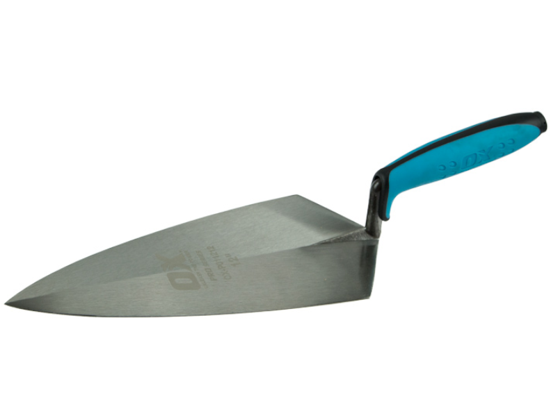 OX Tools Pro Forged Brick Trowels, Pointing, Gauging, Bucket Soft Grip Handle
