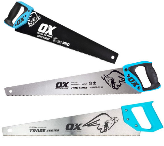 OX Tools - Pro Saw / Trade Saw / Teflon Coated Pro Handsaw 22"