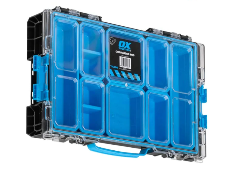 Ox Tools OX-T601610 Trade Organiser - 8 Compartments