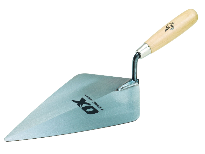 OX Tools Trade Brick Trowel, Pointing, Gauging, Bucket - Wooden Handle