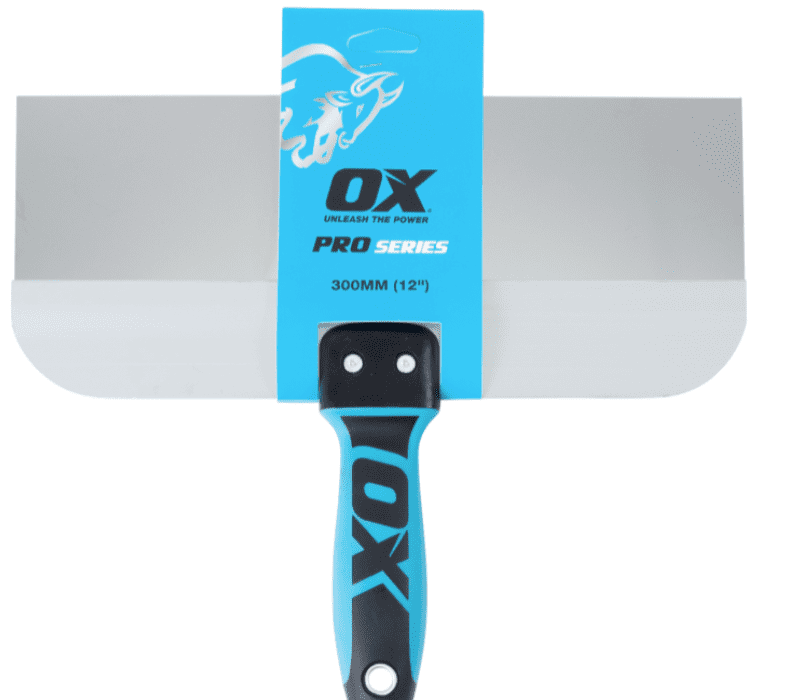 OX Stainless Steel Taping Knife | 8" 10" 12" | Pro Drywall Plastering Spatula