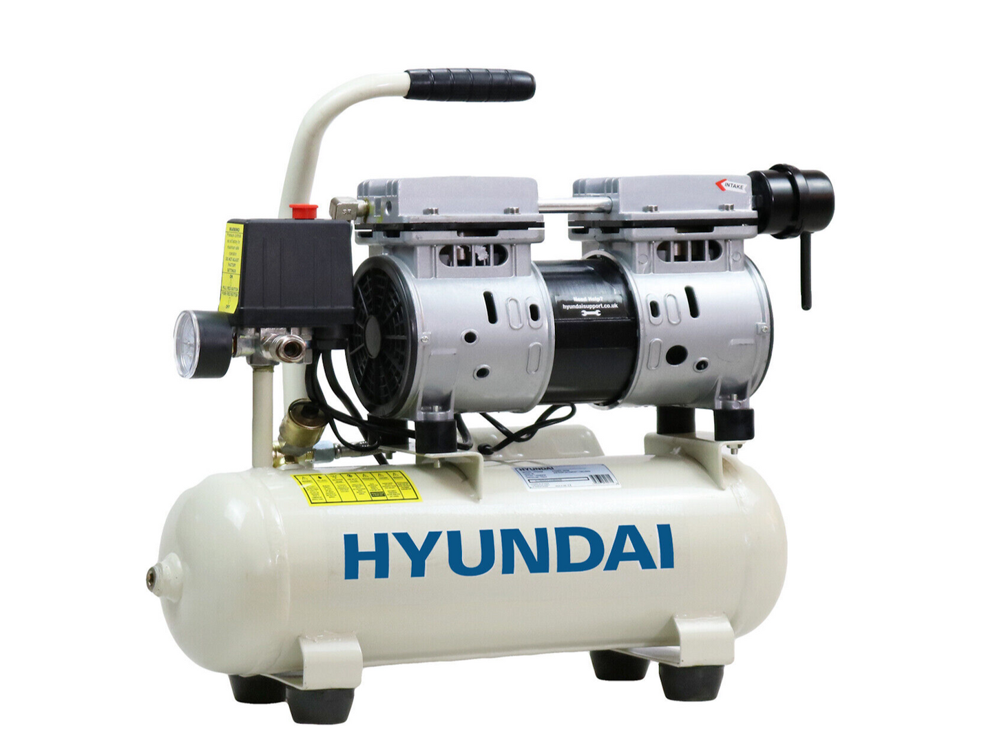 Hyundai 100PSI 8L SUPER Silent Air Compressor Portable Direct Drive 550w HY5508