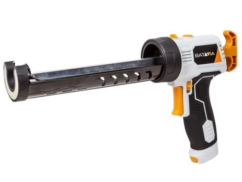 Batavia Cordless Caulking Gun - LED Light - 6V AA Batteries MAXXPUSH BAT7064347