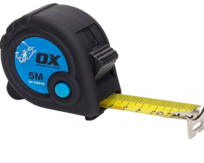 OX Tape Measures Trade & Pro 3m/10ft 5m/16ft 8m/26ft Class 2