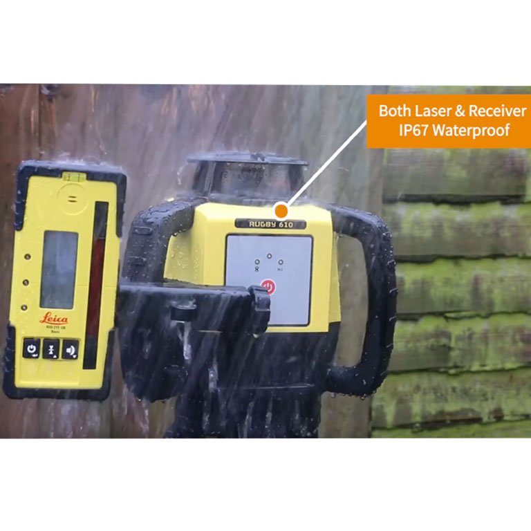 Leica Rugby 610 Laser Level - Alkeline