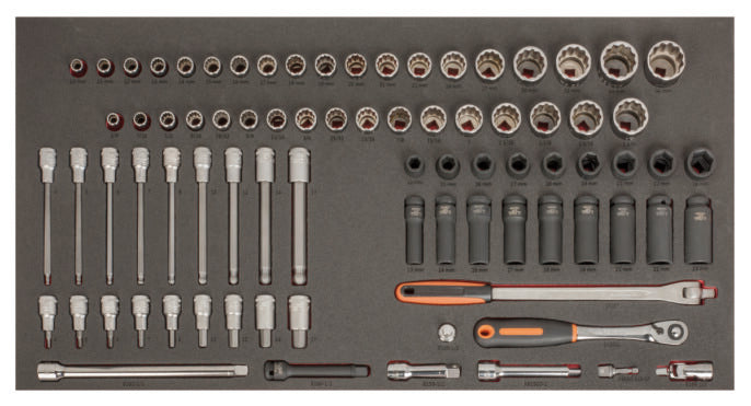 Bahco BAHMONSTER Tool Trolley General Purpose Tool Kit - 758 Pieces