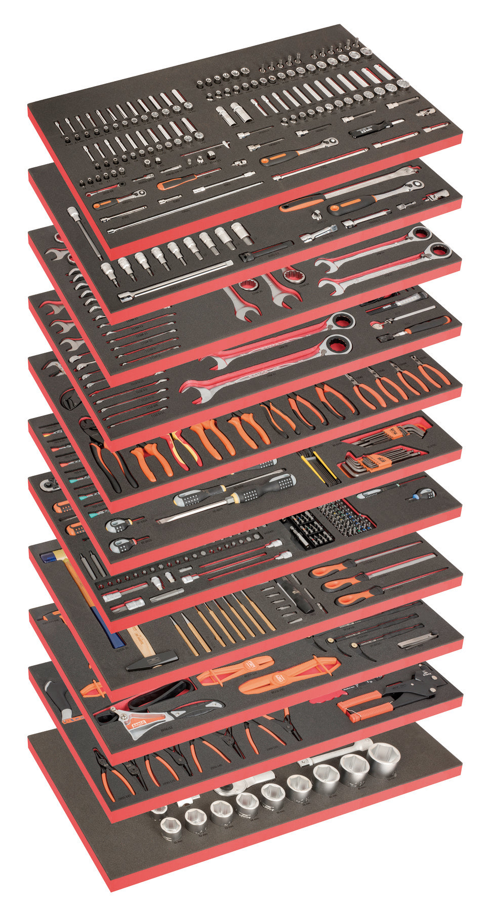 Bahco BAHMONSTER Tool Trolley General Purpose Tool Kit - 758 Pieces