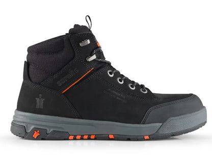 SCRUFFS Switchback 3 Steel Toe Safety Work Boots Leather Hiker Brown Tan Black