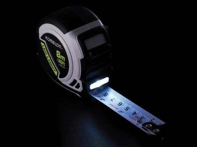 Tape Measure With LED Light 8m Komelon