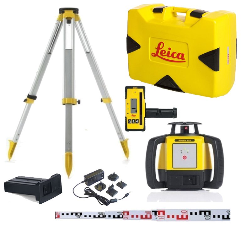 Leica Rugby 610 Laser Level - Li-Ion Rechargeable