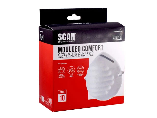 Scan Disposable Comfort Masks Pack of 10