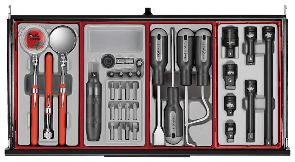 Teng Tools TKS26B1033T 26" PRO35™ Mega Master Tool Kit 1033 Pieces Black