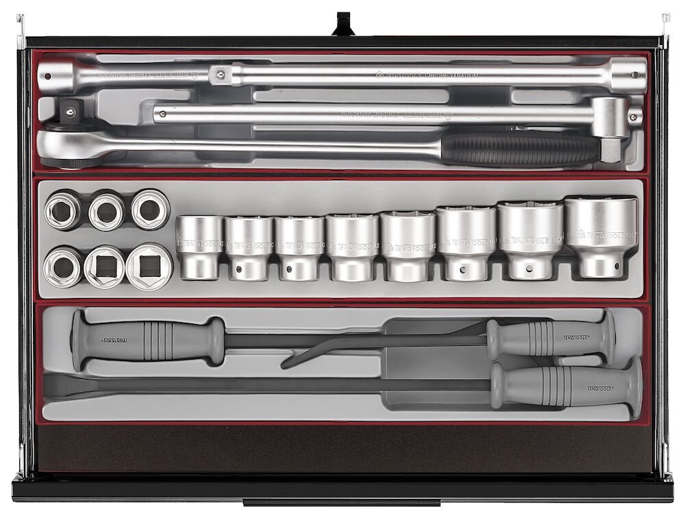 Teng Tools TKS26B1033T 26" PRO35™ Mega Master Tool Kit 1033 Pieces Black
