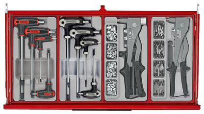 Teng Tools TKS26R1033T 26" PRO35™ Mega Master Tool Kit 1033 Pieces Red