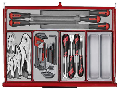 Teng Tools TKS26R1033T 26" PRO35™ Mega Master Tool Kit 1033 Pieces Red