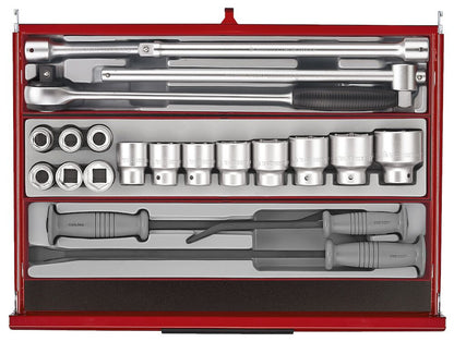 Teng Tools TKS26R1033T 26" PRO35™ Mega Master Tool Kit 1033 Pieces Red