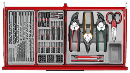 Teng Tools TKS26R1034T 26" PRO35™ Roller Cabinet Tool Kit 1034 Pieces Red