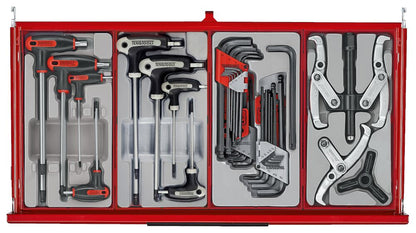 Teng Tools TKS26R1034T 26" PRO35™ Roller Cabinet Tool Kit 1034 Pieces Red