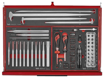 Teng Tools TKS26R418F  26" PRO35™ stack FOAM tool kit 418 pieces red