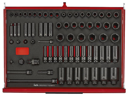 Teng TKS26R528F  26" PRO35™ Stack FOAM Tool Kit 528 Pieces Red