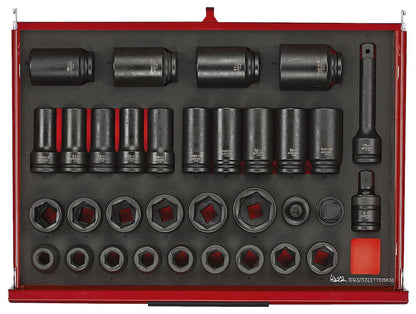 Teng TKS26R528F  26" PRO35™ Stack FOAM Tool Kit 528 Pieces Red