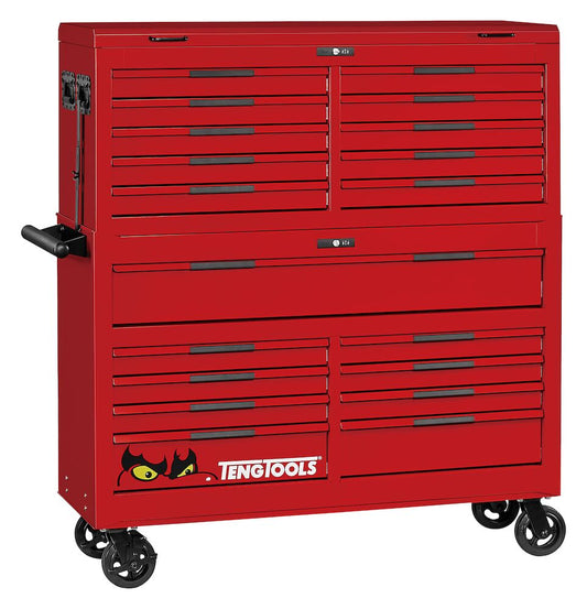 Teng Tools TKS53R1133F  53" PRO35™ Monster stack FOAM tool kit 1133 pieces red