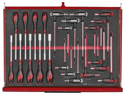 Teng Tools TKS53R1133F  53" PRO35™ Monster stack FOAM tool kit 1133 pieces red