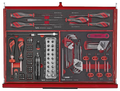 Teng Tools TKS53R1133F  53" PRO35™ Monster stack FOAM tool kit 1133 pieces red