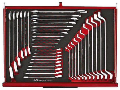 Teng Tools TKS53R1133F  53" PRO35™ Monster stack FOAM tool kit 1133 pieces red