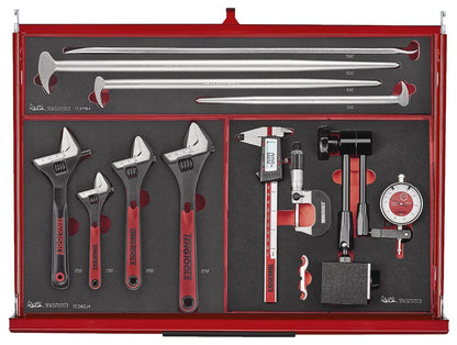 Teng Tools TKS53R1133F  53" PRO35™ Monster stack FOAM tool kit 1133 pieces red