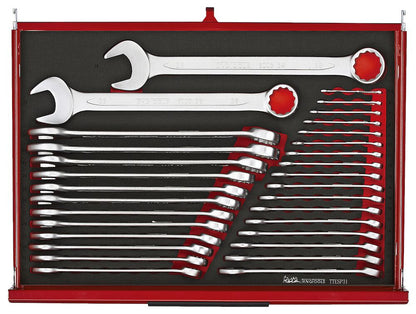 Teng Tools TKS53R1133F  53" PRO35™ Monster stack FOAM tool kit 1133 pieces red
