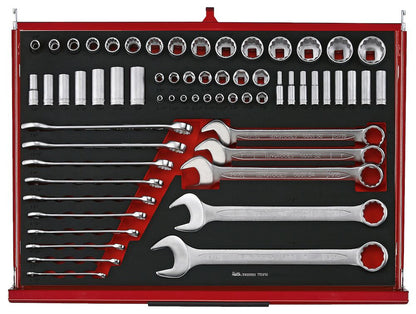 Teng Tools TKS53R1133F  53" PRO35™ Monster stack FOAM tool kit 1133 pieces red