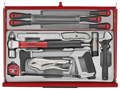 Teng Tools TKW26R628T  26" PRO35™ Roller Cabinet Tool kit 628 Pieces Red