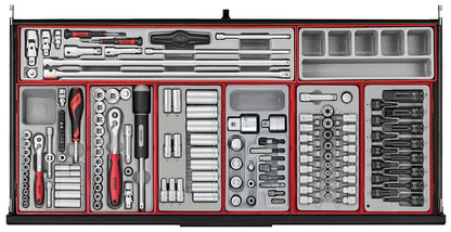 Teng Tools  TKW37B1008T  37" PRO35™ Roller Cabinet Tool Kit 1008 Pieces Red