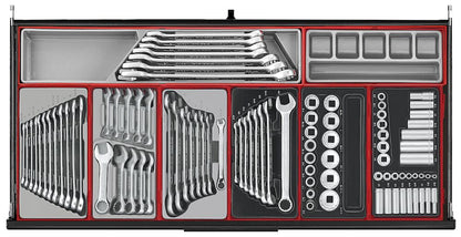 Teng Tools  TKW37B1008T  37" PRO35™ Roller Cabinet Tool Kit 1008 Pieces Red