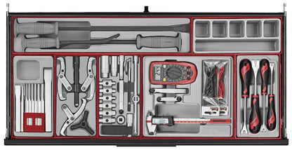 Teng Tools  TKW37B1008T  37" PRO35™ Roller Cabinet Tool Kit 1008 Pieces Red